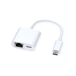 Переходник ROLINE 12.02.1100 USB 3.2 Gen 2 Type C RJ-45 Белый