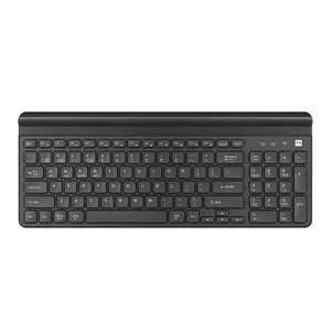 NATEC FELIMARE Bluetooth Full-size QWERTY US International Keyboard — Black, 108 keys, Numeric keypad, Battery-powered