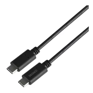 USB Cable Deltaco USBC-1503-LSZH USB 3.2 Gen 2 2m Black