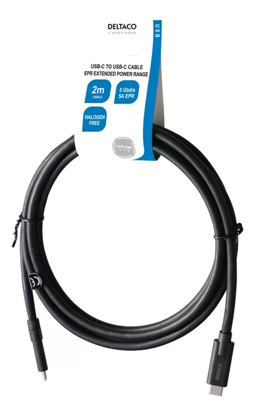 USB Cable Deltaco USBC-1503-LSZH Photo 3