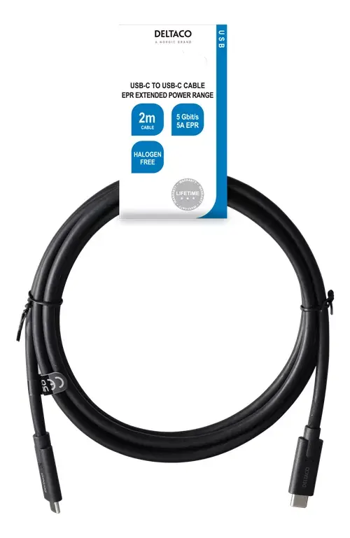 USB Cable Deltaco USBC-1503-LSZH Photo 4