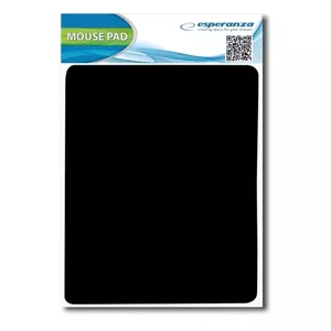 Mouse pad ESPERANZA EA145K — gaming mouse pad, black, monochromatic surface, non-slip base