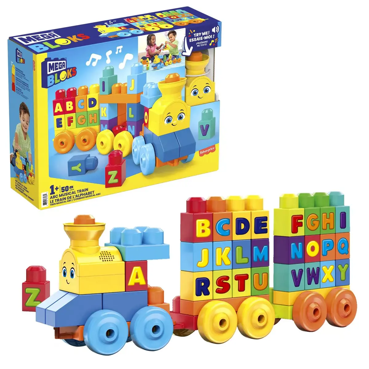 Конструктор MEGA BLOKS ABC Музыкальный Поезд Photo 4