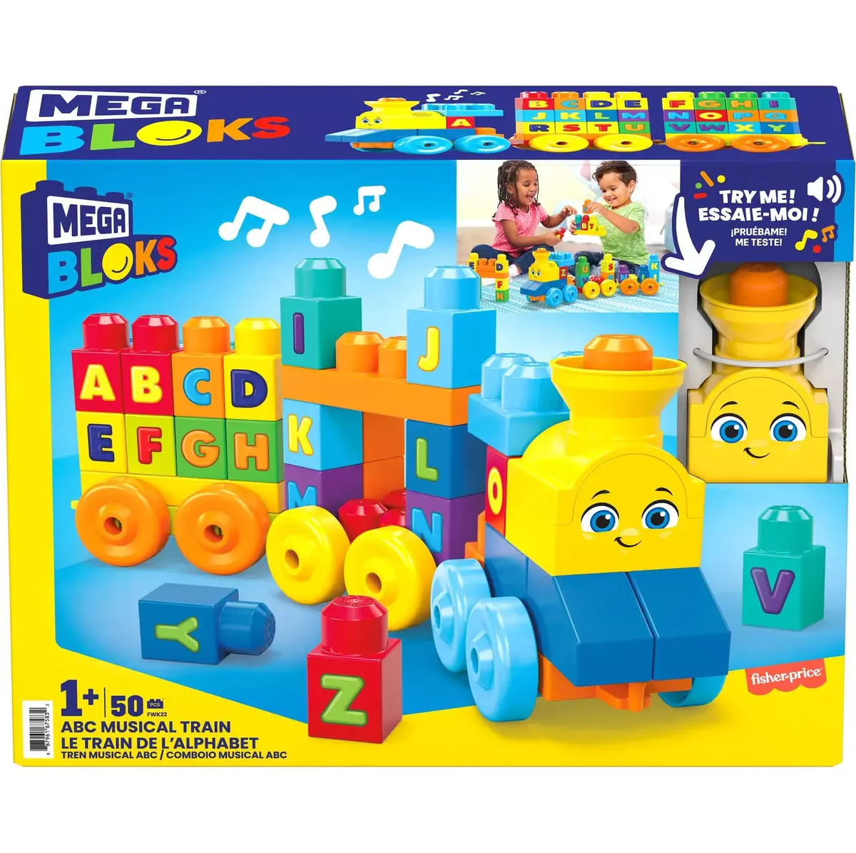 Конструктор MEGA BLOKS ABC Музыкальный Поезд Photo 9