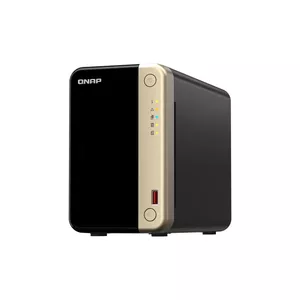 QNAP TS-264 NAS Tower Ethernet/LAN savienojums Melns, Zelts N5095