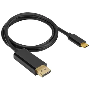 Corsair CU-9000005-WW video kabeļu aksesuārs 1 m USB Veids-C DisplayPort Melns