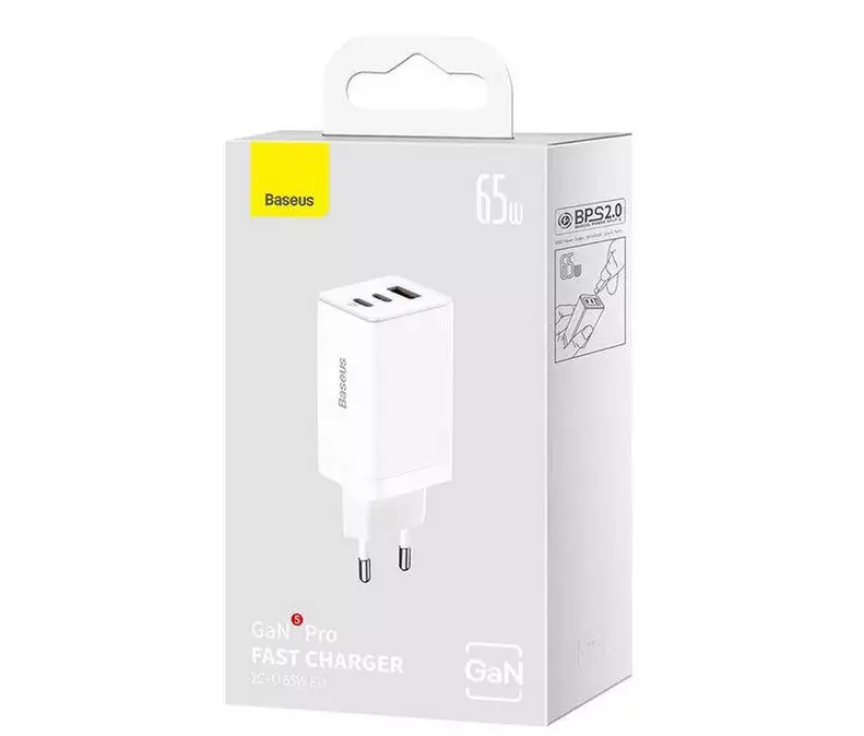 Baseus GaN5 Pro 65W sienas lādētājs Photo 3