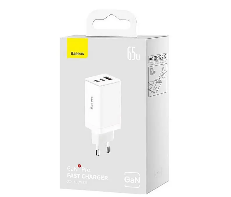 Baseus GaN5 Pro 65W sienas lādētājs Photo 7