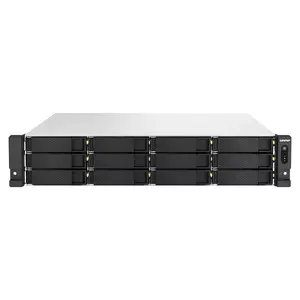 NAS Rack QNAP TS-H1887XU-RP Ethernet LAN Black White