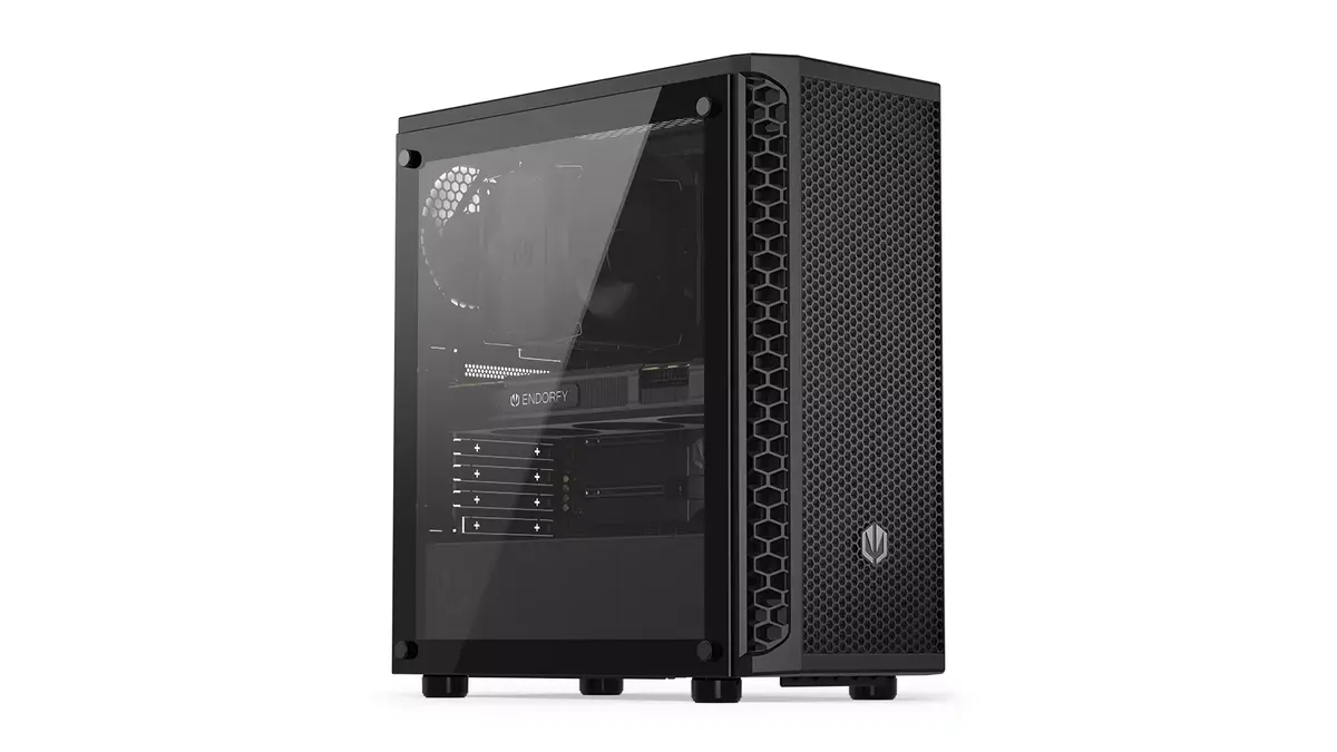 Datora tornis ENDORFY Signum 300 Air Black Photo 2
