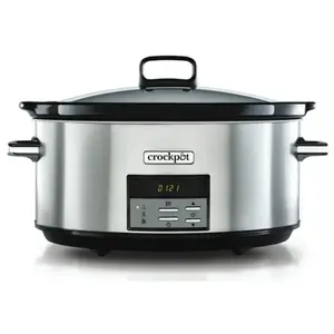 Slow cooker Crock-Pot CSC063X 7.5 L, 320 W, stainless steel housing, ceramic removable bowl