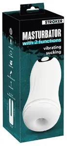 Masturbator Stroker Silicone Black — Stroker model 05553470000, 21 cm length, vibration & suction, rechargeable