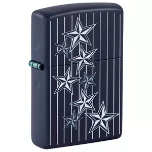 Zippo lighter Zippo 48188 — metal refillable windproof lighter with star design