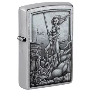 Lighter Zippo 48371 Medieval Mythological Design by Zippo, refillable windproof metal lighter