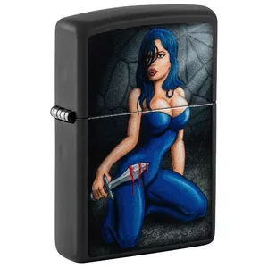 Zippo lighter Zippo 48388 Counter Culture design, windproof refillable pocket lighter