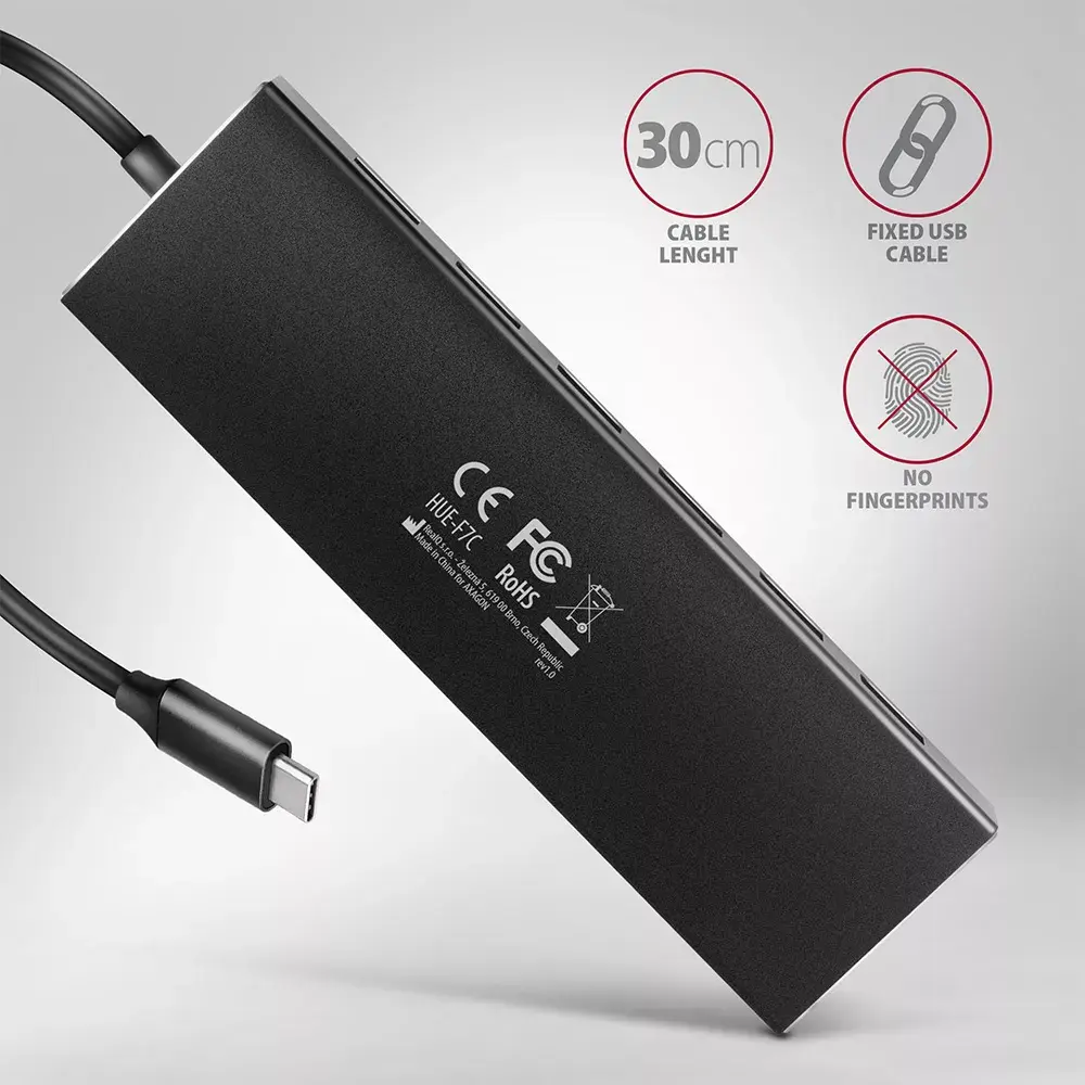 USB Хаб Axagon HUE-F7C Photo 6