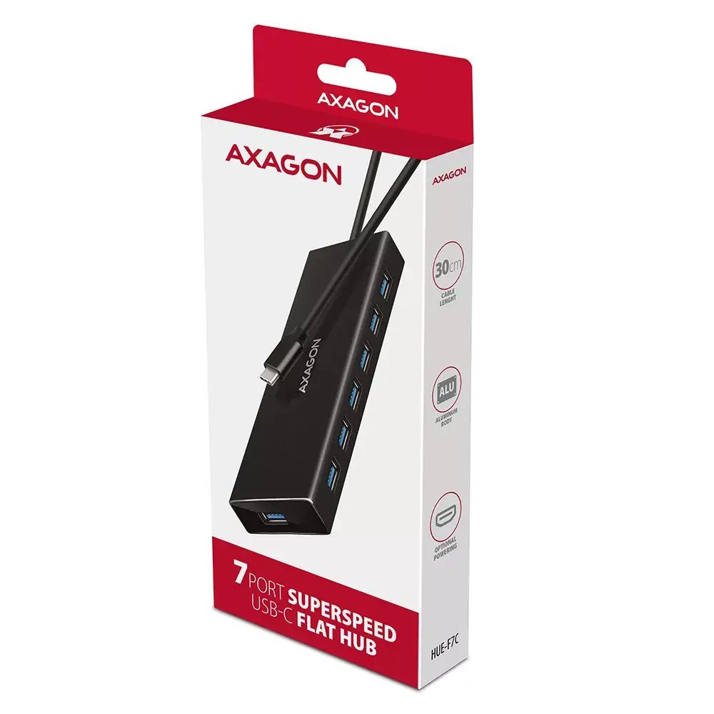 USB Хаб Axagon HUE-F7C Photo 8