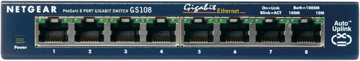 Neadministrējams slēdzis NETGEAR GS108GE, GS108GE Photo 2