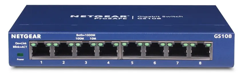 Neadministrējams slēdzis NETGEAR GS108GE, GS108GE Photo 4