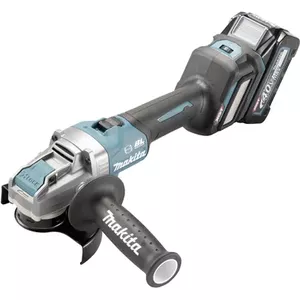 Угловая шлифмашина Makita GA041G 40V XGT с диском 125 мм, 2 аккумулятора, зарядное устройство и кейс