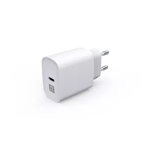 Charger xtremeMac XWH-SPC30-03 — Indoor AC fast charger for Smartphone and Tablet, USB‑C 1 port, 100–240V, White
