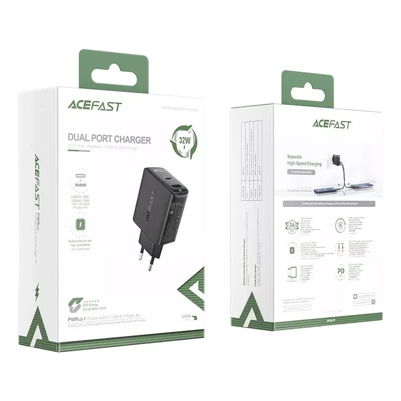 USB Type‑C Charger Acefast A5 black Photo 13