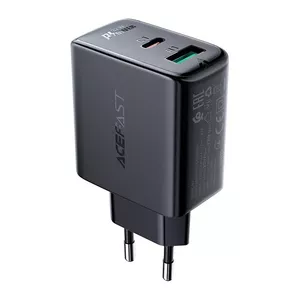 USB Type-C Charger Acefast A5 black — fast charging and data transfer