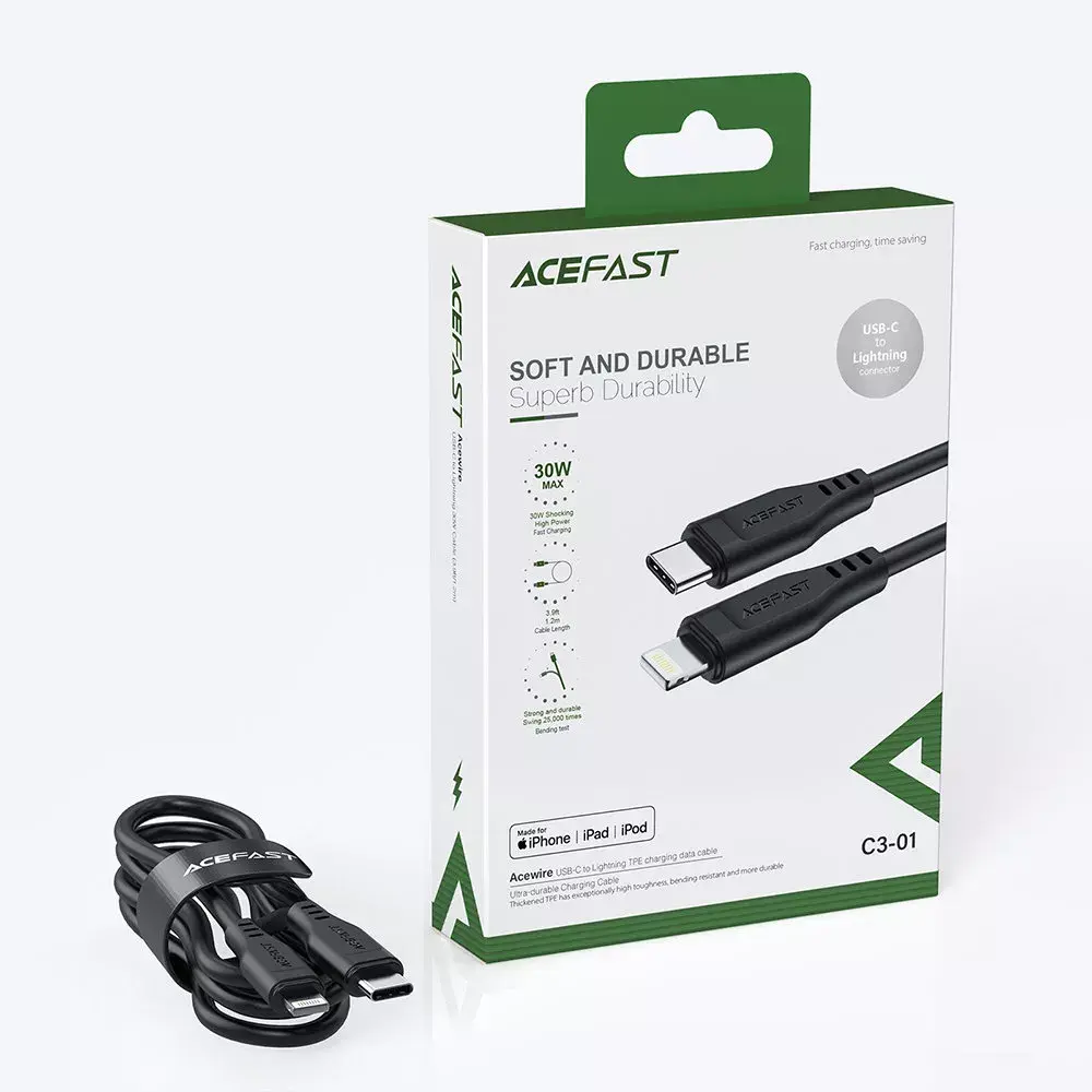 Acefast C3-01 Lightning to USB-C cable Photo 15