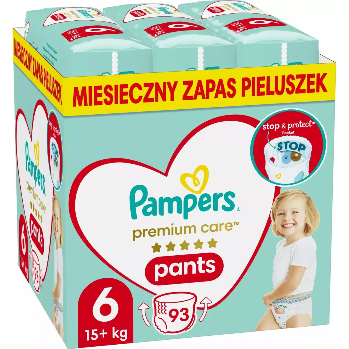 Pampers Pants Premium Care размер 6 — 93 шт. Photo 2
