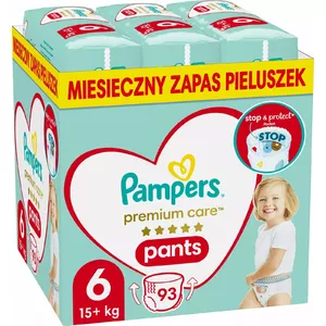 Pampers Pieluchomajtki Pants Premium Care 6, 15+ кг, 93 szt.