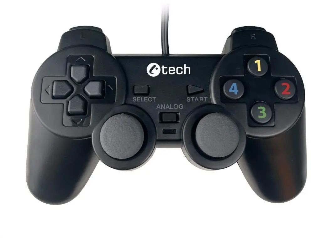 Spēļu kontrolieris C-TECH CALLON Melns USB Photo 2
