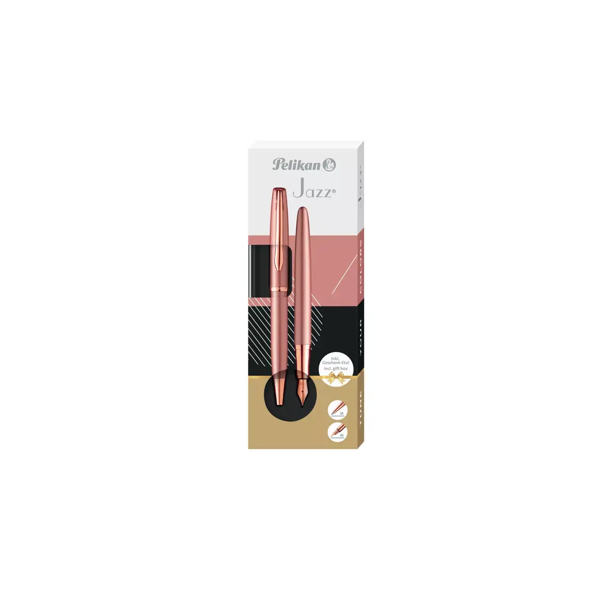 Šķidrās tintes pildspalva + Bumbiņas pildspalva Pelikan Jazz Noble Elegance Photo 9