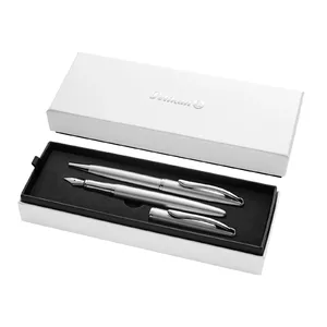 Šķidruma un pildspalva Pelikan Jazz Noble Elegance Silver 2 gab.