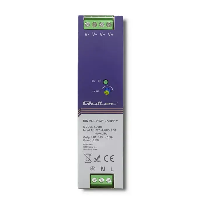 DIN-рейковый блок питания QOLTEC 50905 Photo 2