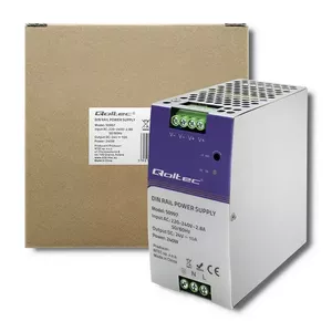 DIN-рейковый блок питания QOLTEC 50997 240 Вт 24 В 10 А