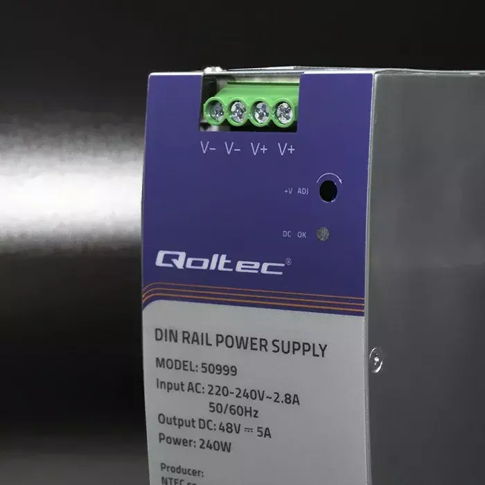 DIN-рейковый блок питания QOLTEC 50999 240Вт 48В Photo 5