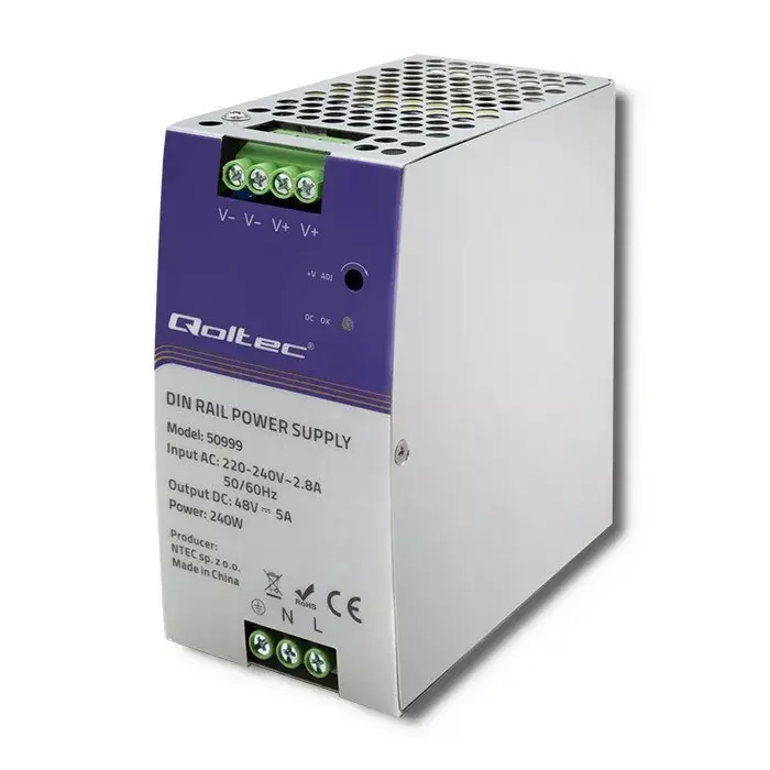 DIN-рейковый блок питания QOLTEC 50999 240Вт 48В Photo 7