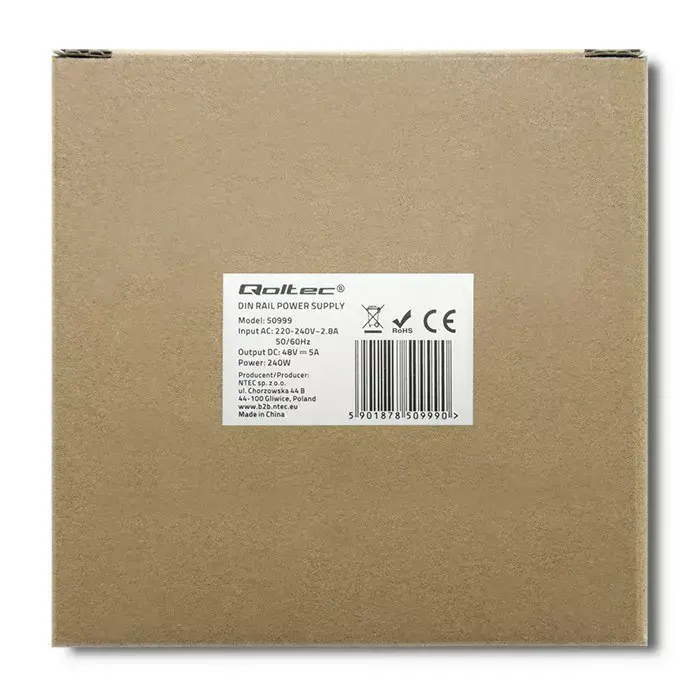 DIN-рейковый блок питания QOLTEC 50999 240Вт 48В Photo 8