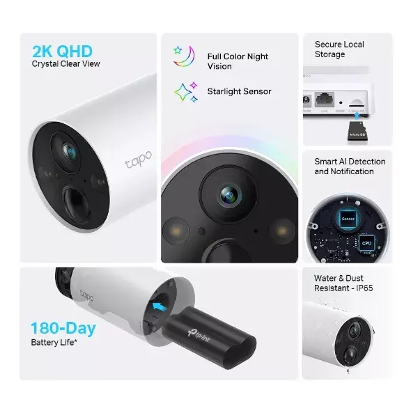 IP videonovērošanas kamera TP-Link Tapo C420S2 Photo 2