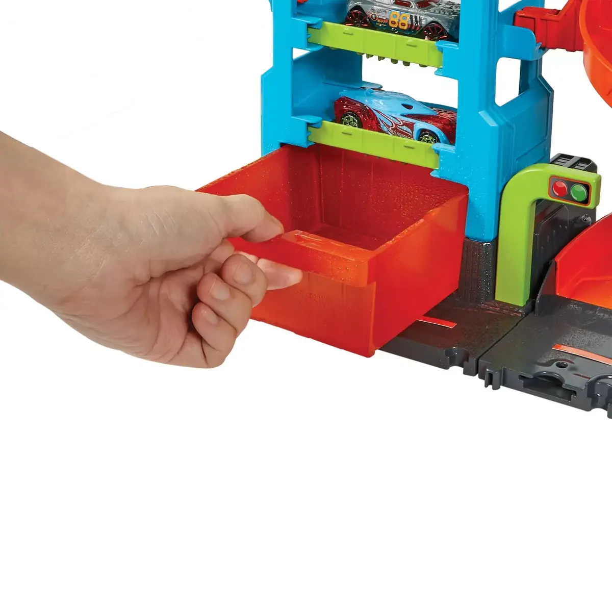 Transporta un trases komplekts Hot Wheels City Mega Tower Car Wash Photo 2