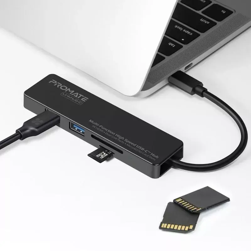 USB Хаб Promate LinkHub-C Photo 3