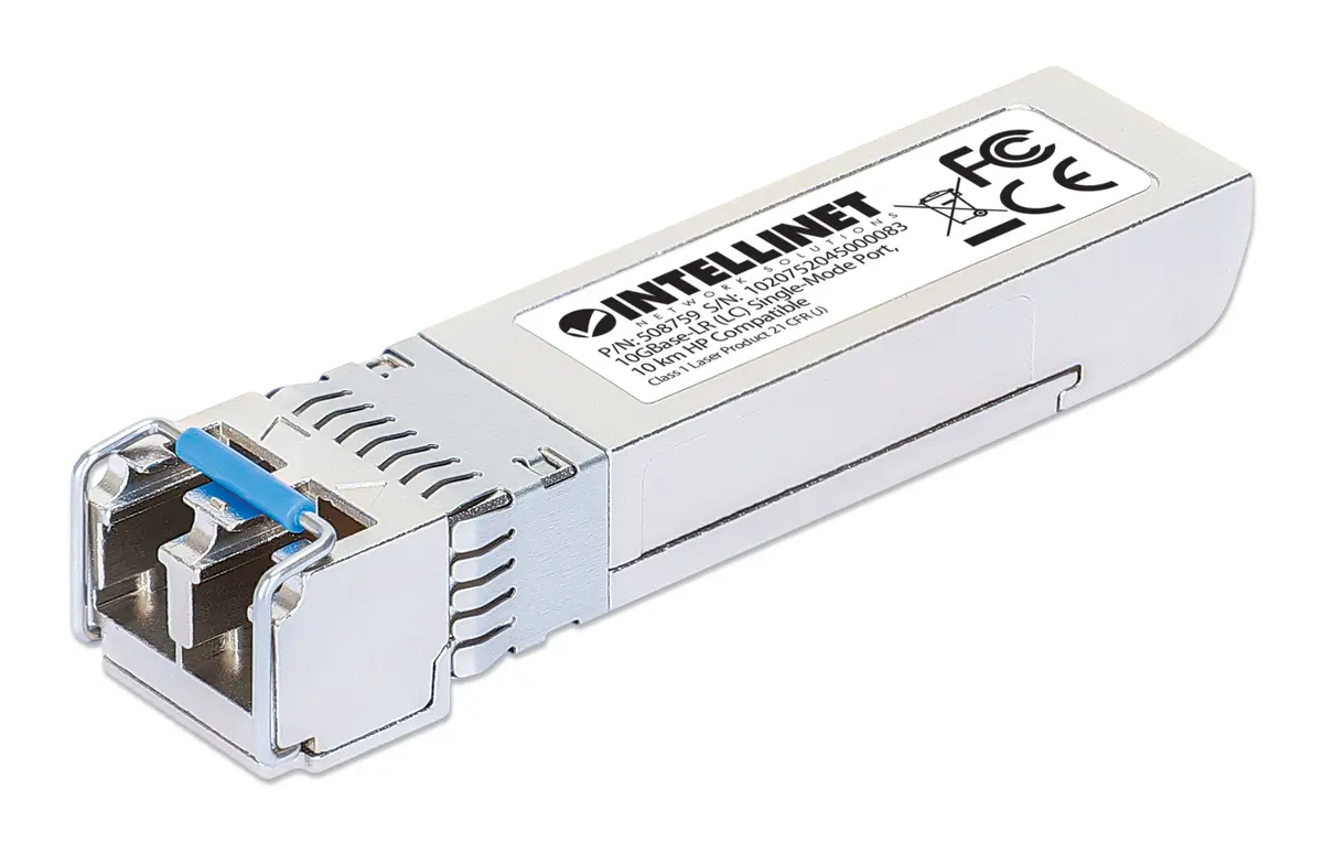 Intellinet 10 Gigabit Fiber SFP+ uztvērēja