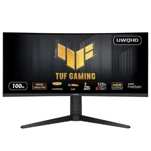 Изогнутый компьютерный монитор ASUS TUF Gaming VG34VQEL1A 34 дюйма UltraWide Quad HD 3440 x 1440 VA LED 1 мс 21:9 Черный