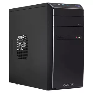 Captiva I57-524 Intel® Pentium® Gold G6400 16 GB DDR4-SDRAM 480 GB Твердотельный накопитель (SSD) Midi Tower ПК Черный