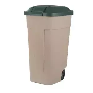 Curver Rectangular Plastic Storage Box 110 L Beige Green