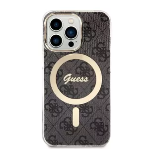 Hard MagSafe case for iPhone 13 Pro Max GUESS – model GUBPP13XH4EACSK, black