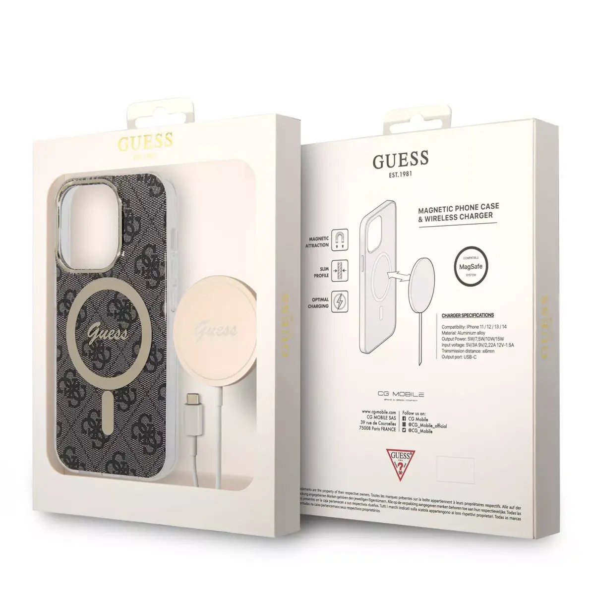 GUESS GUBPP14LH4EACSK hard MagSafe case for iPhone 14 Pro Photo 8