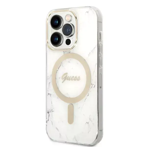 GUESS Marble MagSafe Case for iPhone 14 Pro 6.1 Photo 8