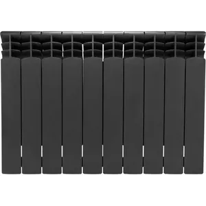 Aluminium radiator kfa² G500F (model 777-100-61) graphite — sectional heating radiator