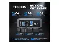 Зарядное устройство Viking TOPDON TB8000 12В 8А Photo 4